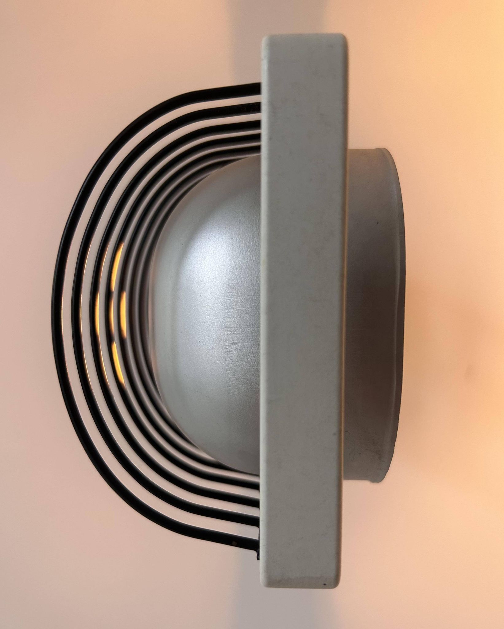 Pair of vintage Sintesi adjustable wall lights, by Gismonti for Artemide, Italy 1975