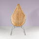 1960s wicker baby bed from the Netherlands