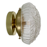 Vintage glass globe wall or ceiling light