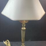 designer brass lamps with its lampshade
