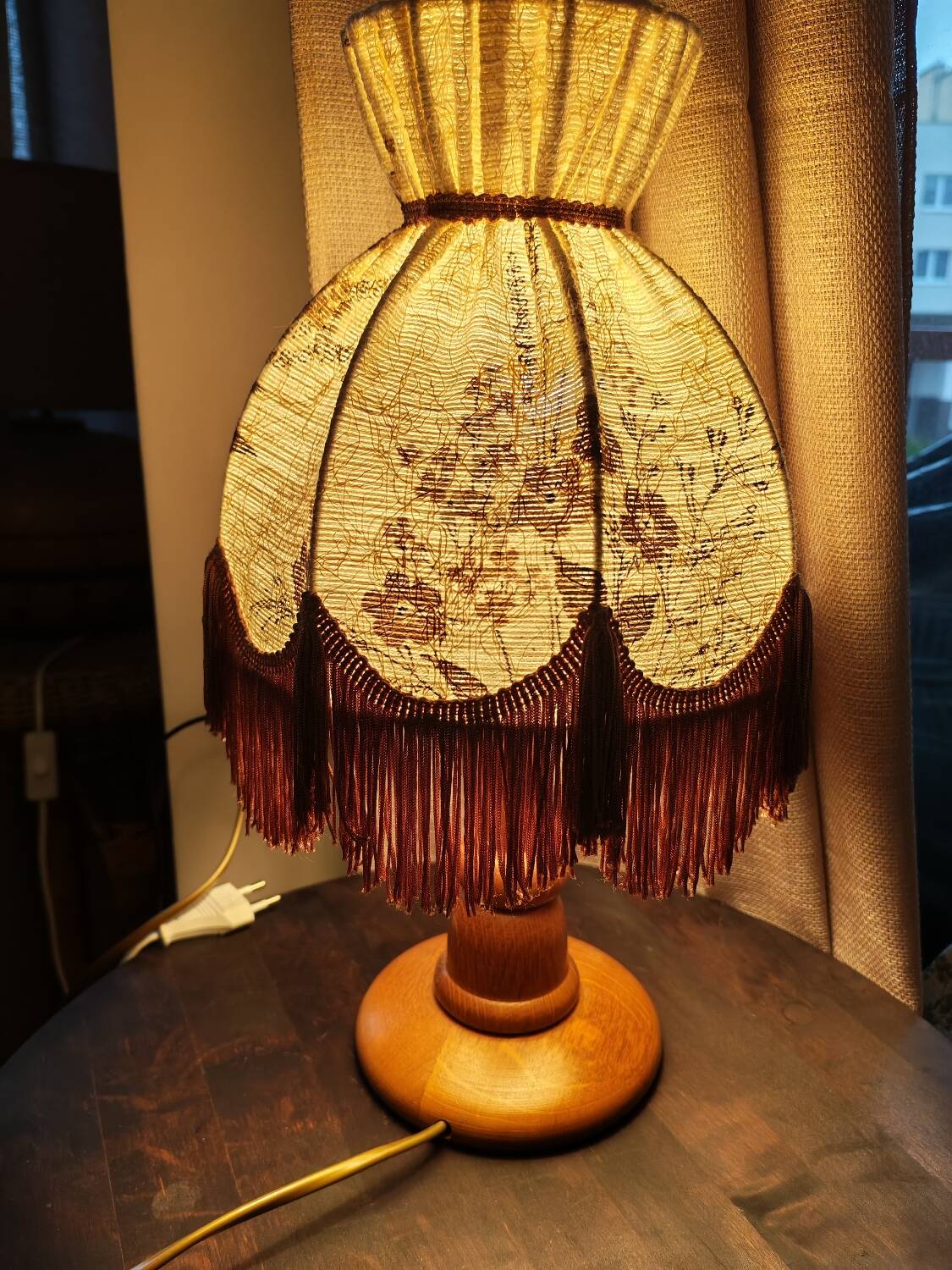 Vintage bedside lamp