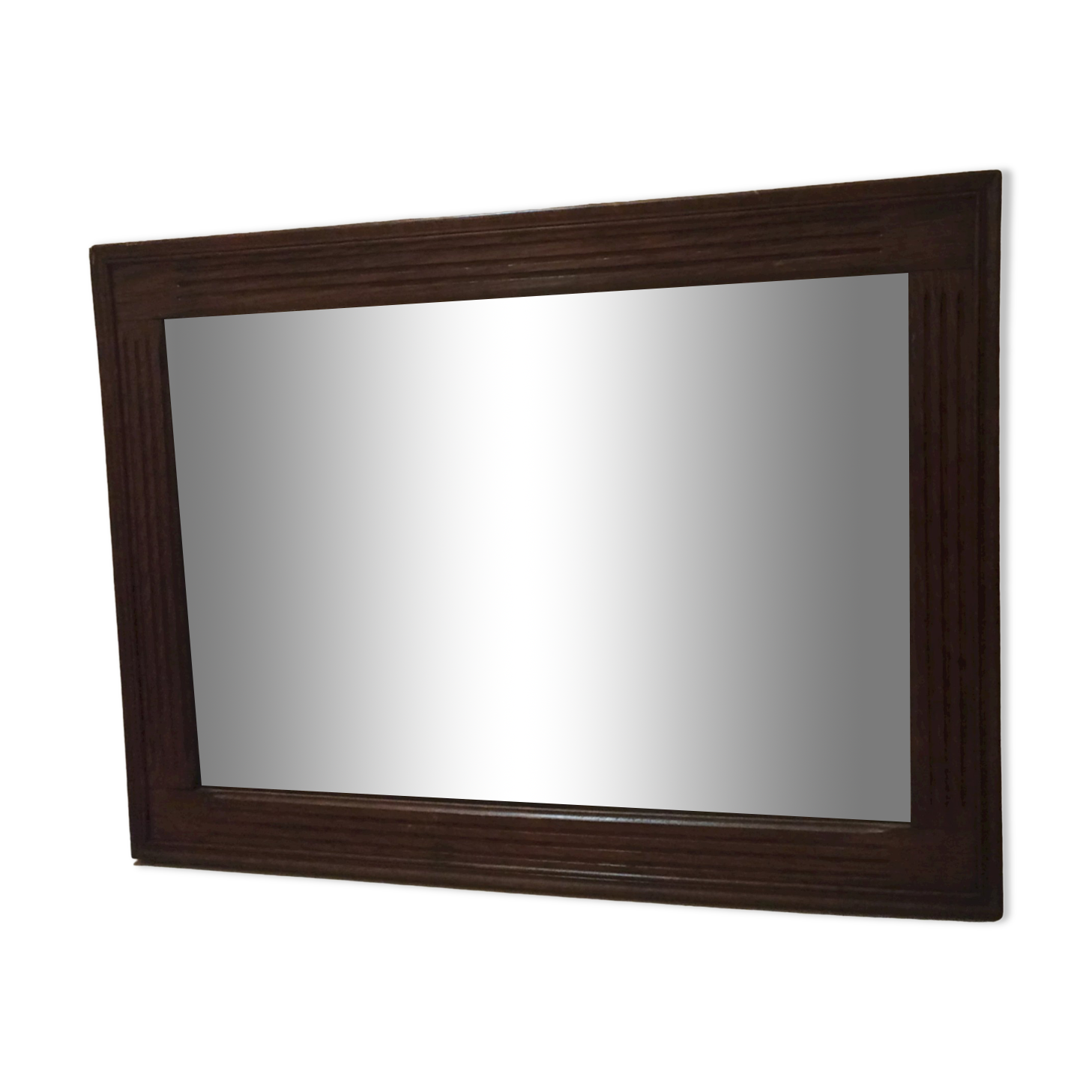 Exotic wood mirror