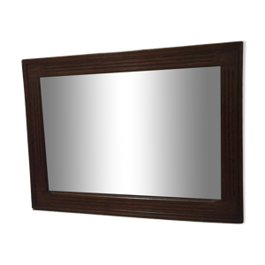 Miroir en bois exotique