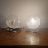 Paire de lampe space age design 70, murano
