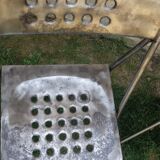 Pair of vintage metal chairs