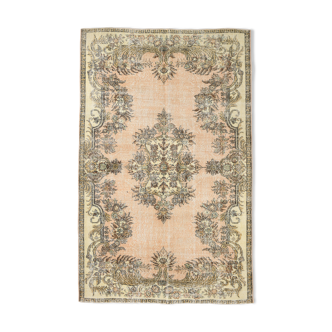 5x9  Faded Classic Turkish Vintage Tapis Rug, 272x172Cm