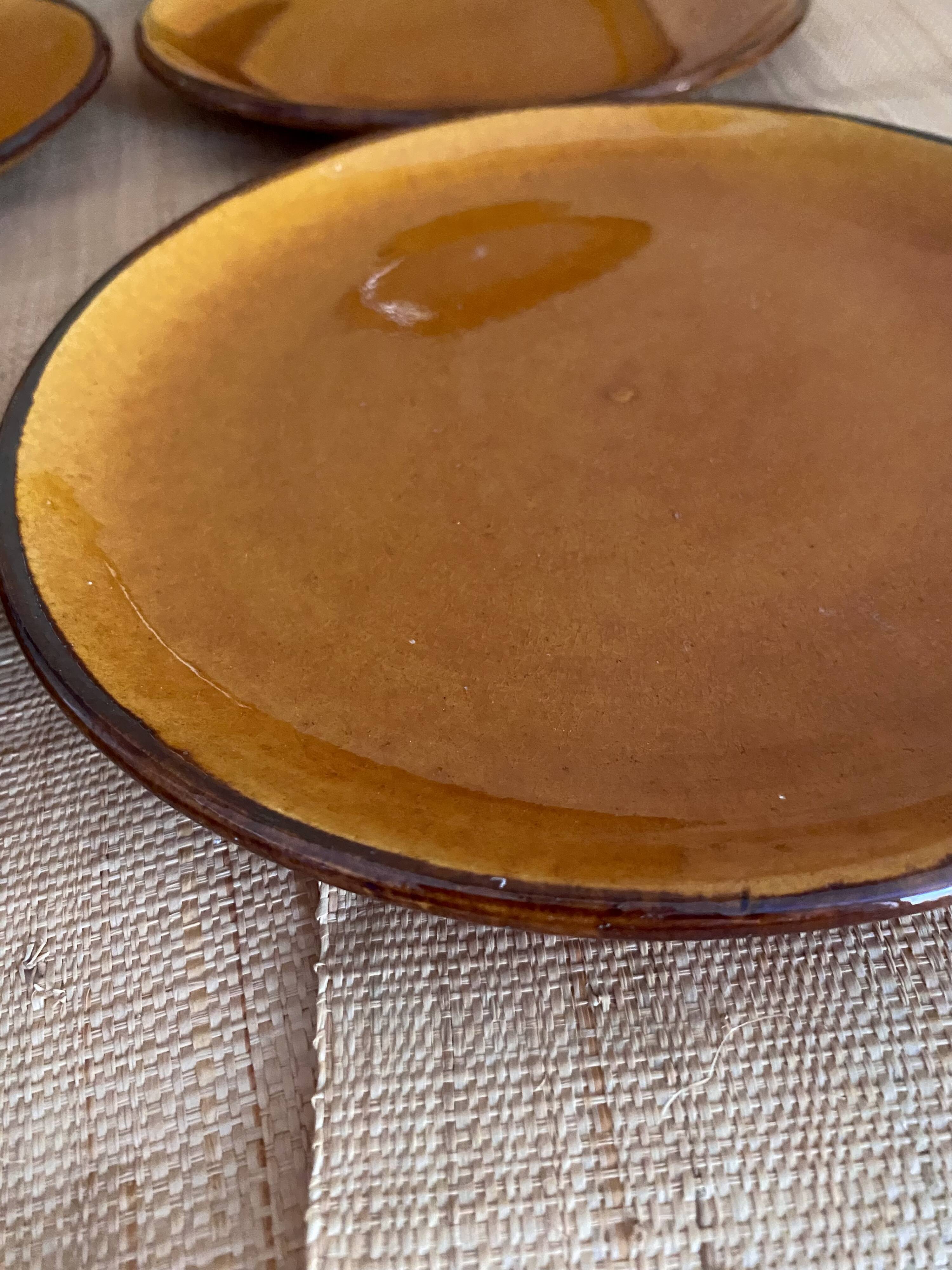 6 assiettes céramique Provençale