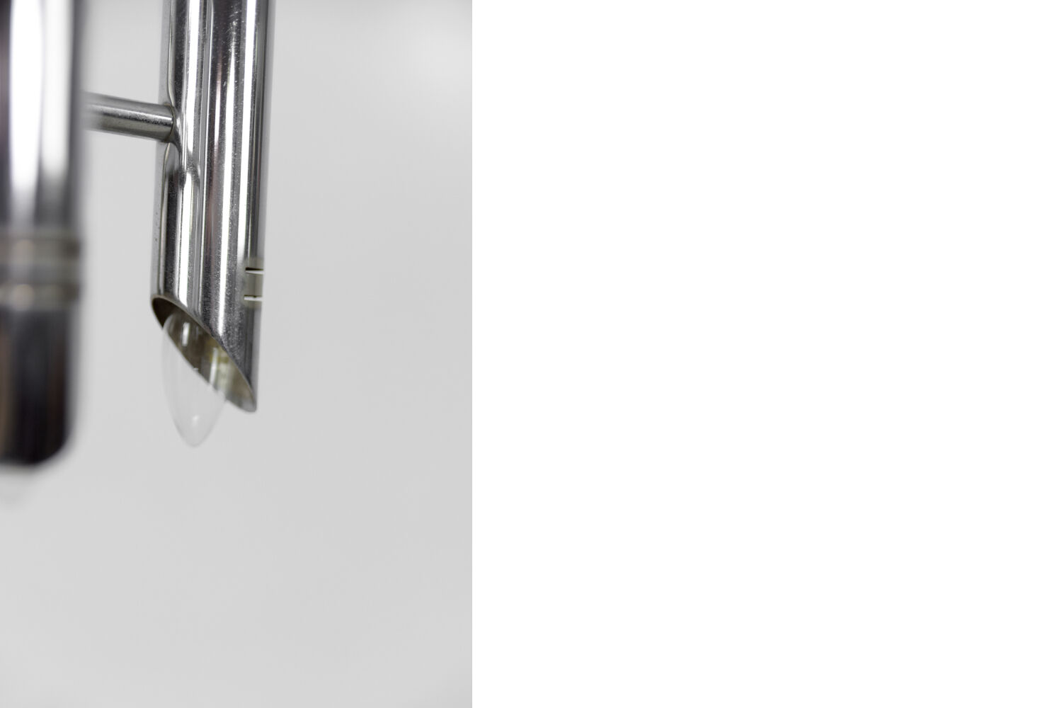 Mid-Century Modern Vintage Space Age Chrome Floor Lamp, 1960s