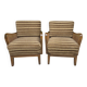 Art Deco armchair pair 1950