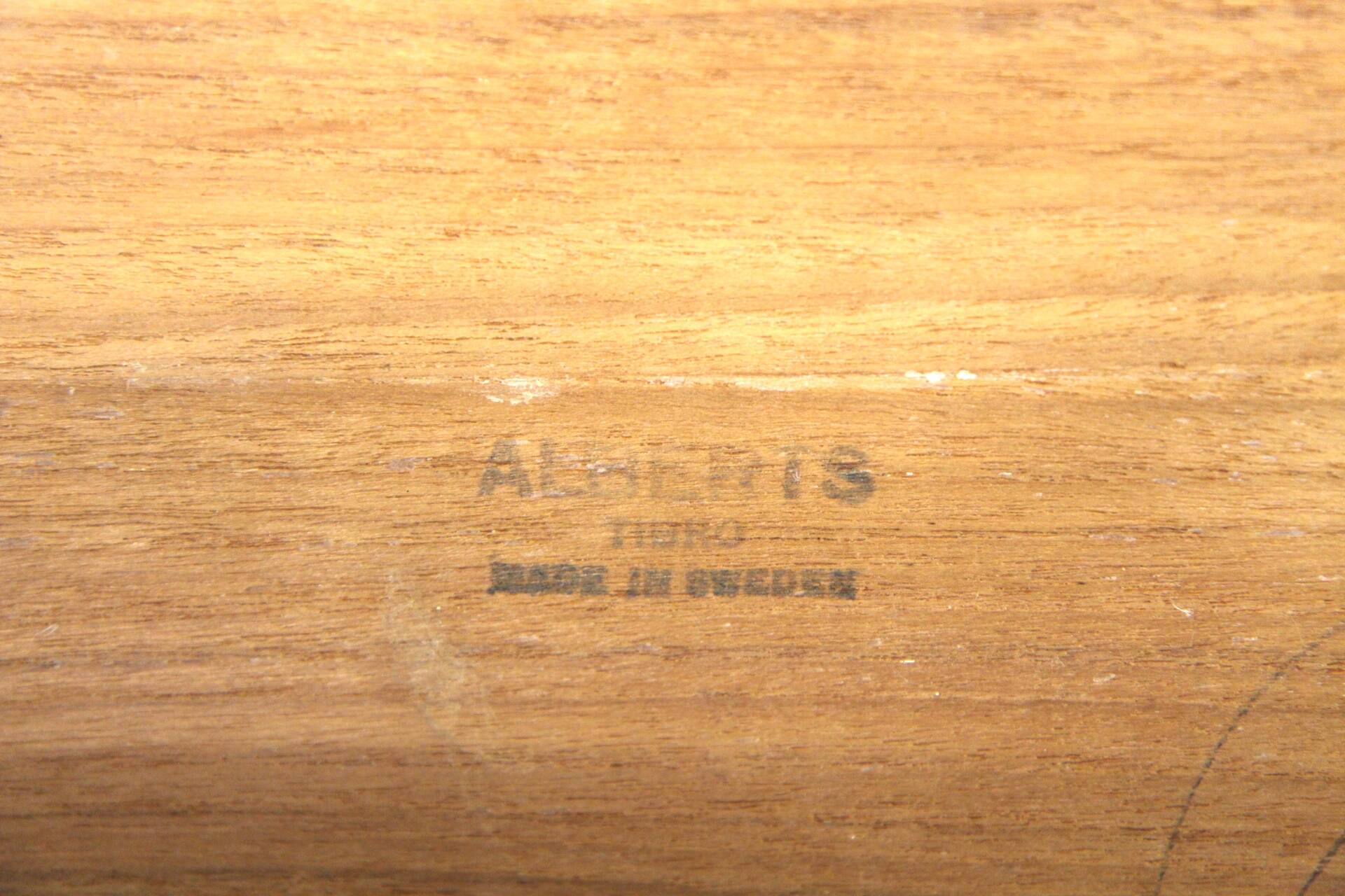 Scandinavian side table, Alberts Möbler, Tibro, Sweden, 1950