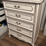 Small painted chest of drawers.