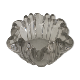 Vintage cast glass ashtray
