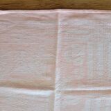 9 pink art deco towels monogrammed NC