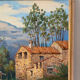 Oil on panel "Old farmhouse", High Vallespir, Provence