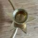 Vintage brass candle holder