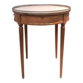 Table de salon ronde dite :bouillotte "