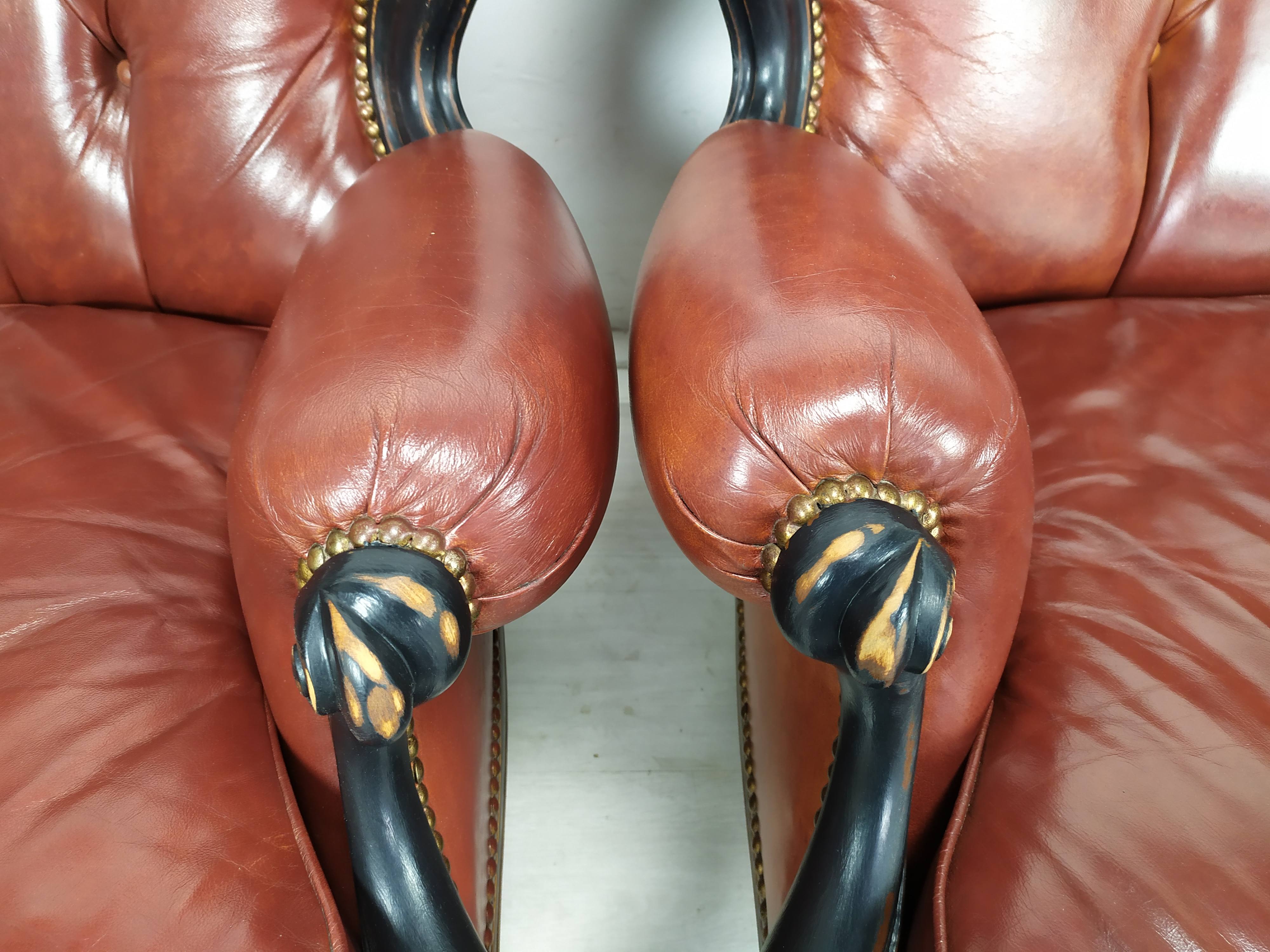 Salon Chesterfield burgundy