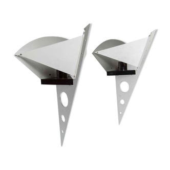 Pair of artemide filicudara wall lamps by Steeve Lombardi