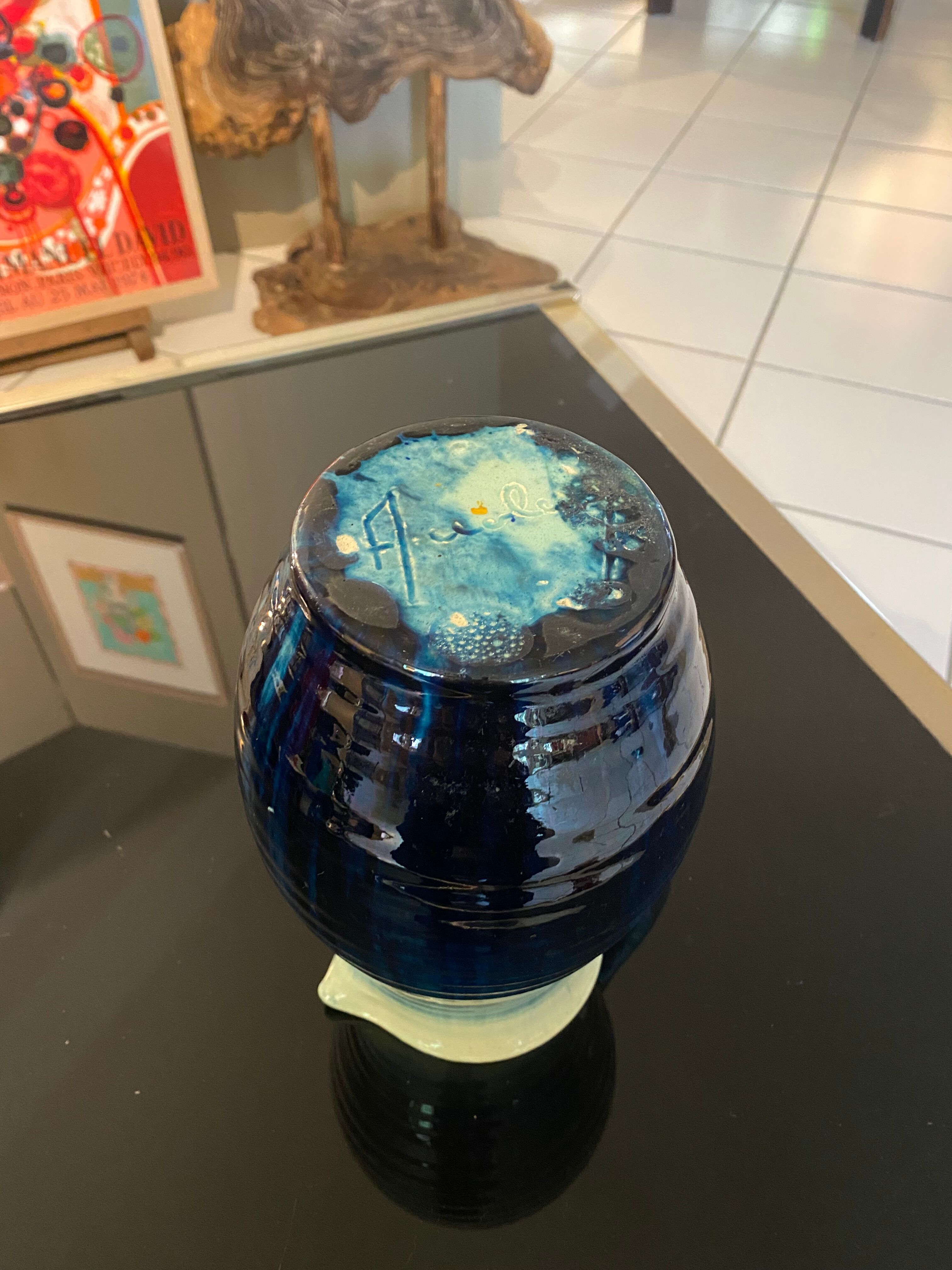 Ceramic pitcher Accolay