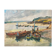 Original Gouache painting "Marin au port" signed G. Peyrondet around 1950