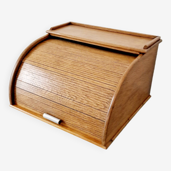 Old filing cabinet with oak sliding drawer