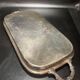 Silver metal tray