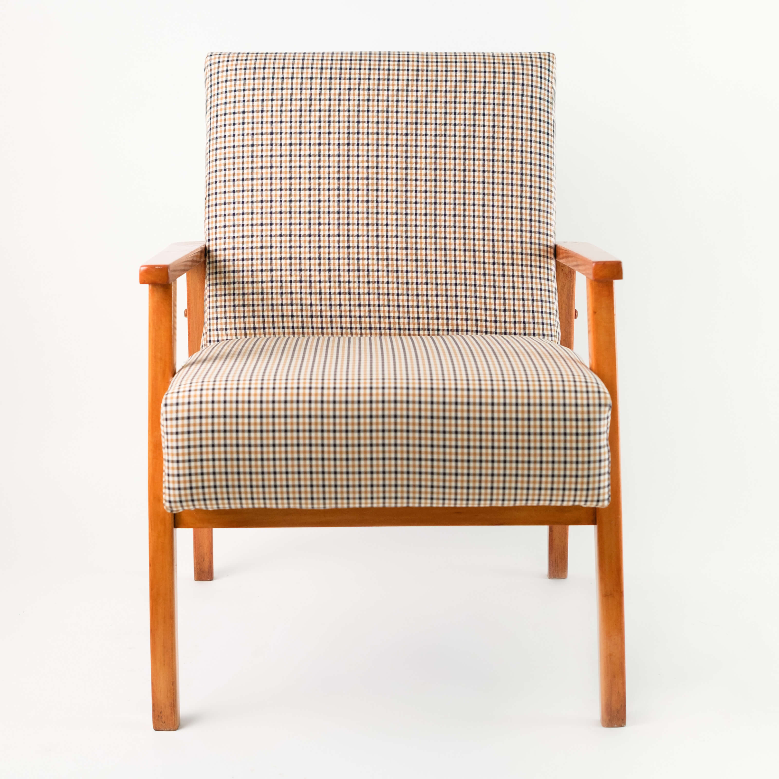 Armchair design beige tiles