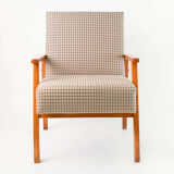 Armchair design beige tiles