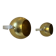 Pair of vintage brass wall lights by PARSCOT, France, 1970