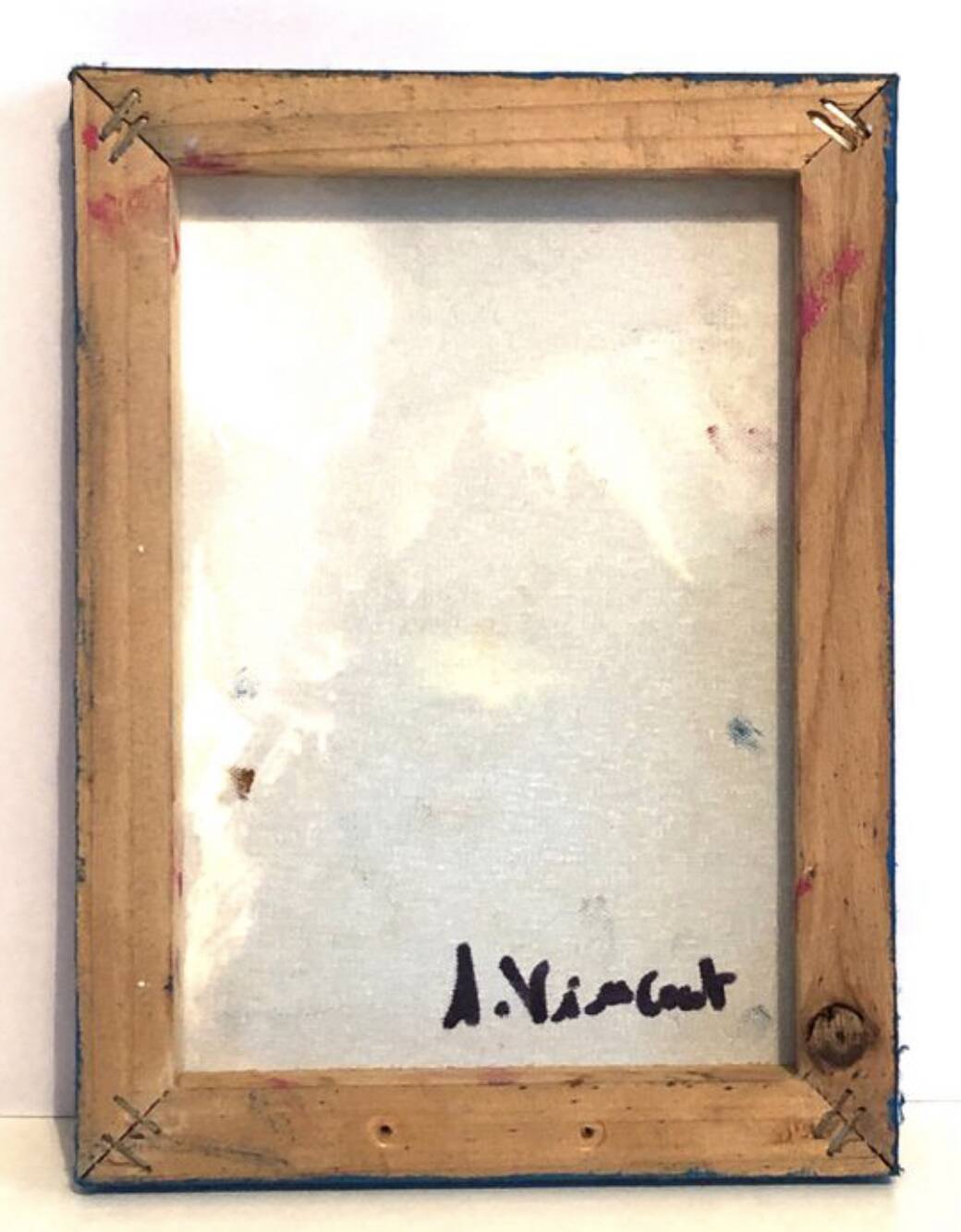 Monochrome Blue Oil Painting