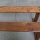Set of 2 antique French hall benches for the dining table