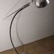 Vintage arc floor lamp with a chrome metal balance, 1970.