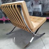 Knoll, pair of Barcelona easy chairs