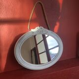 Miroir romantique blanc