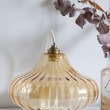 Vintage suspension in smoked glass