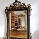 Old mirror Napoleon III black and gold