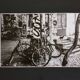 Urban scene with graffiti, vintage silver gelatin print, framed, 42 x 32 cm