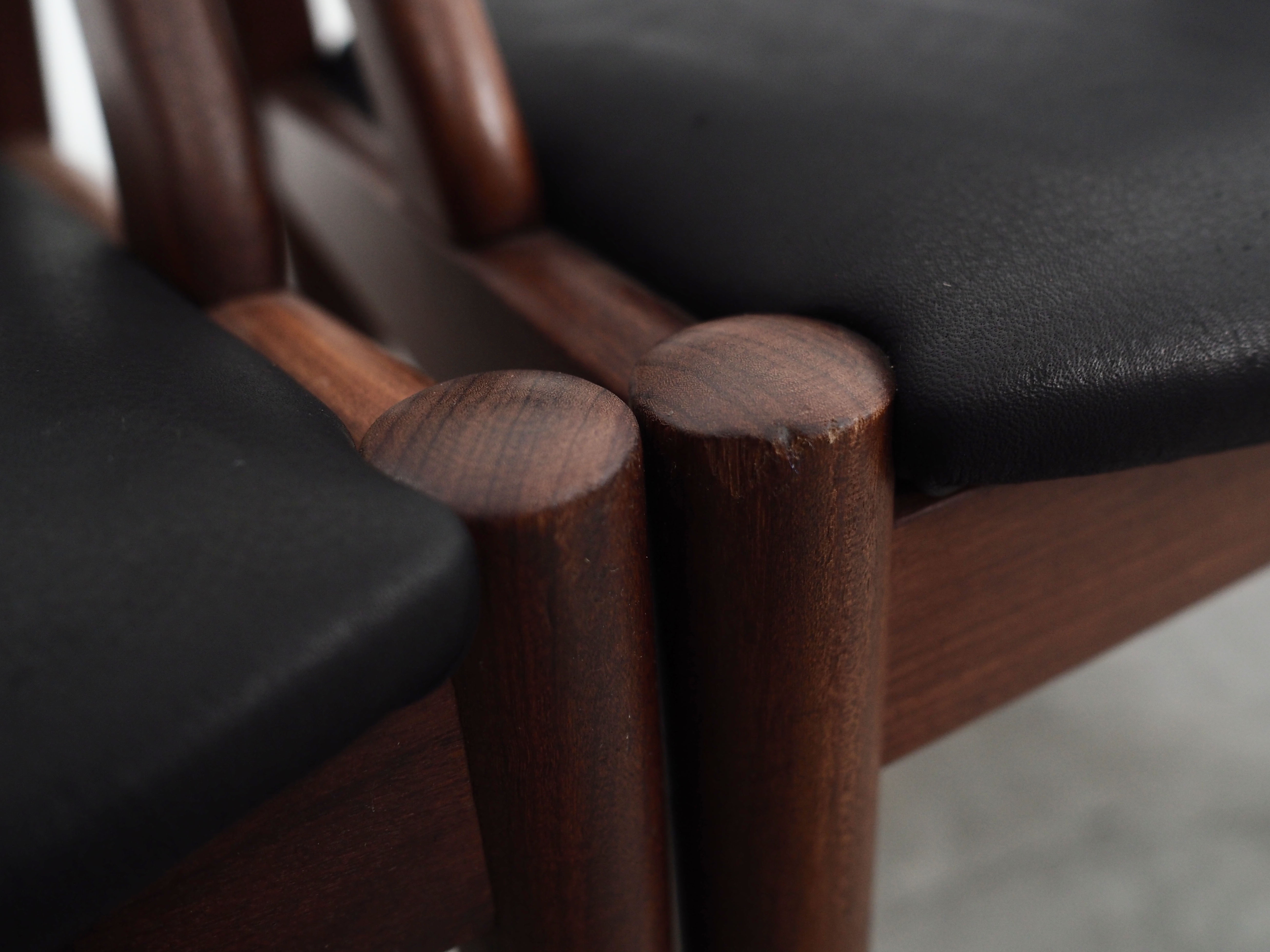 Lot de 4 chaises de Kai Kristiansen 1970