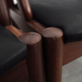 Lot de 4 chaises de Kai Kristiansen 1970