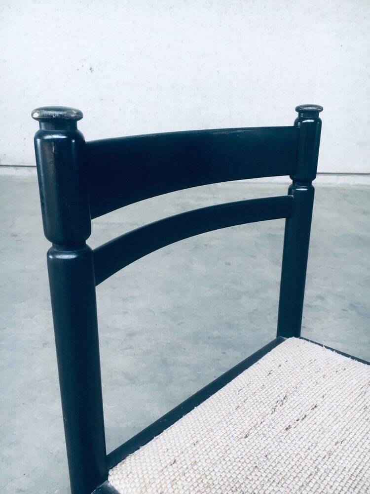 Italian design dining chair from the 1960s, set of 4.