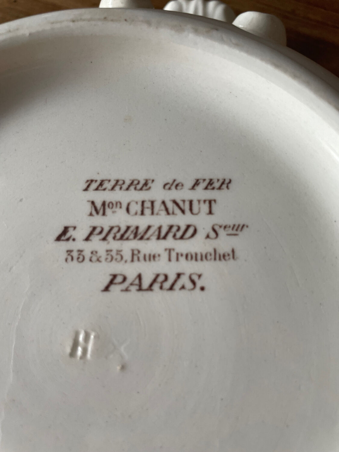 Very rare, soup tureen M Chanut, E. Primard Paris.