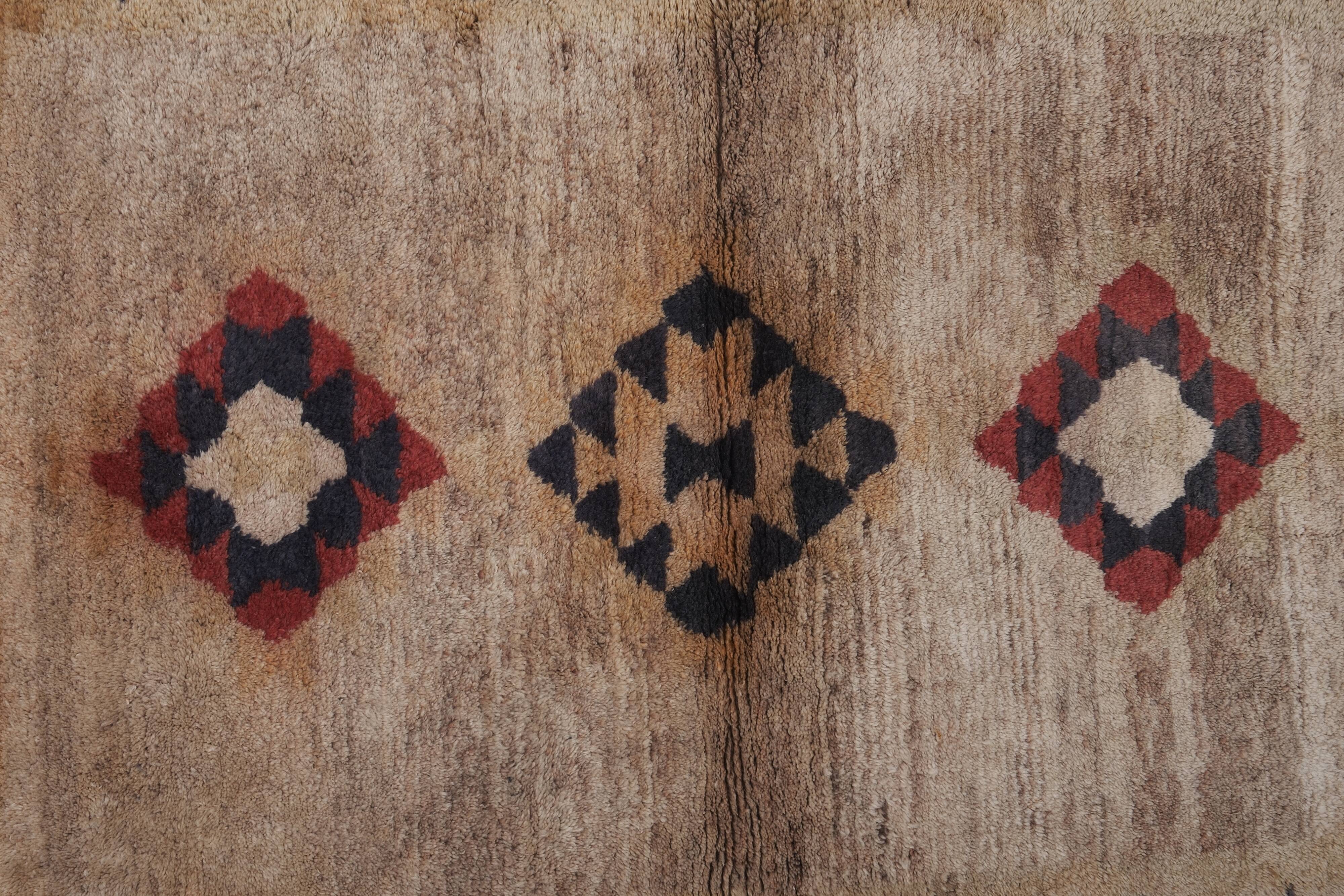 Vintage Turkish Oushak Rug Handwoven 94x150 cm