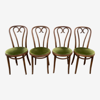 Set of 4 bentwood restaurant chairs