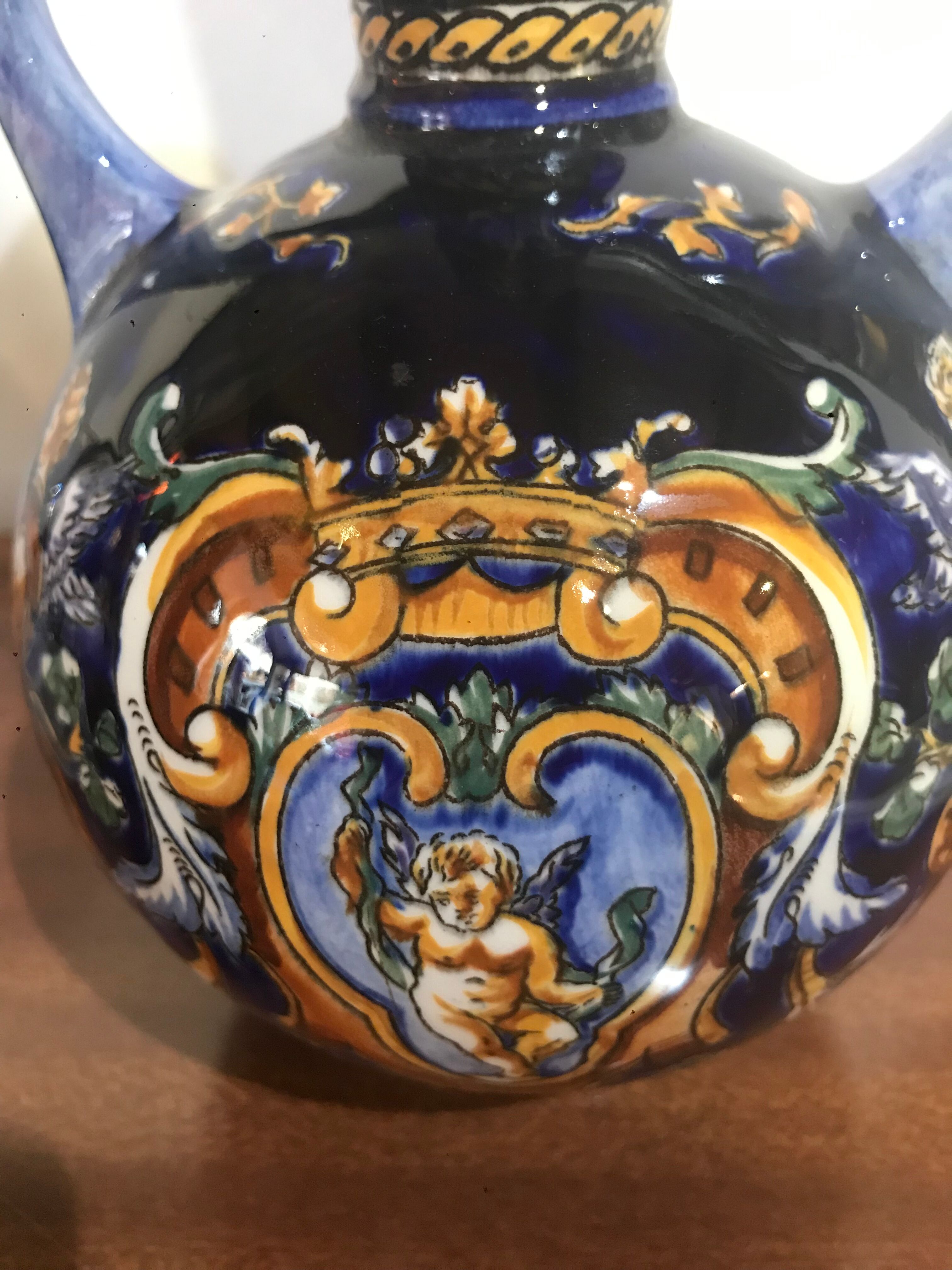 Vase Gien 2 handles renaissance