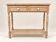 Louis-Philippe console style – Solid oak – Porcelain and brass knobs