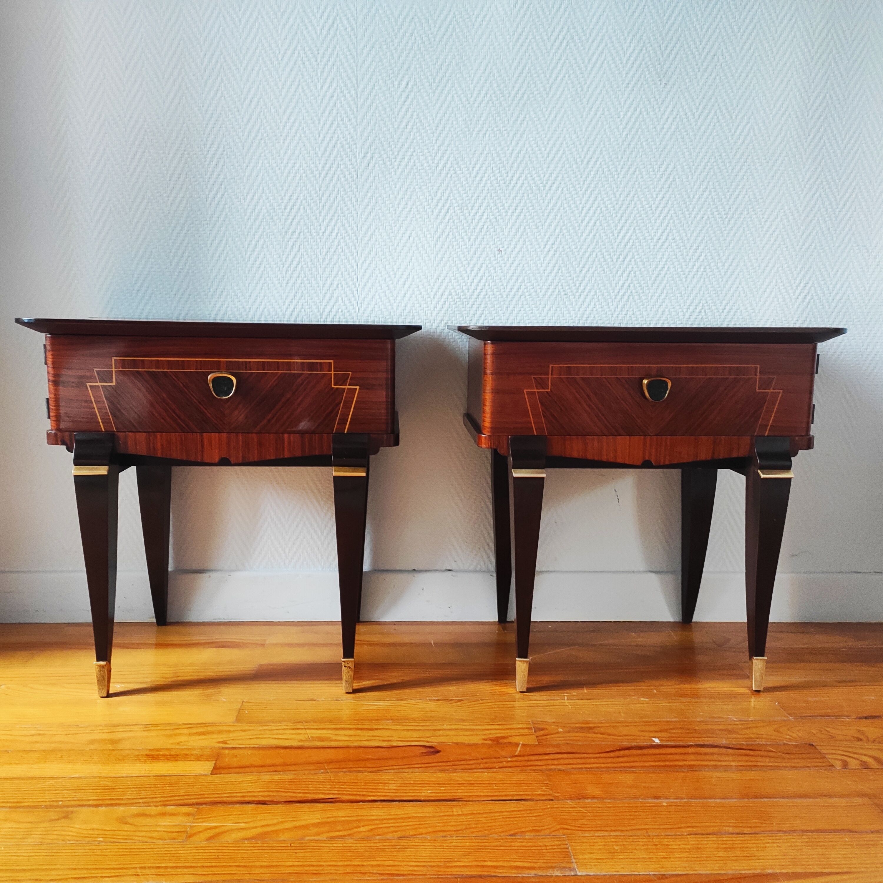 Pair of vintage bedside tables