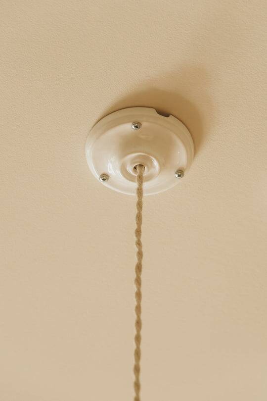 PITCHOUN - White terracotta - Pendant light