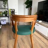 Cherry wood armchair