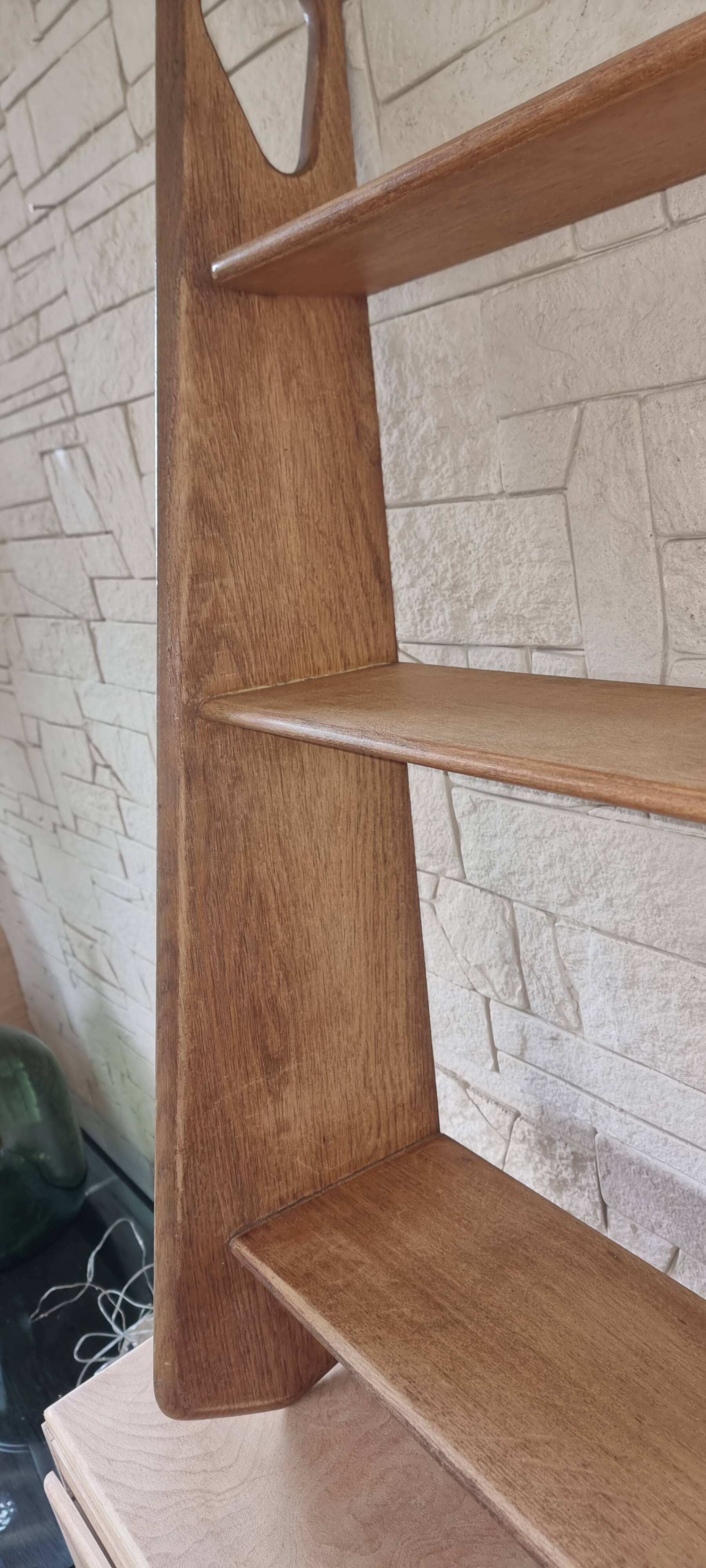 Pierre Cruège wall bookcase for Formes editions - France 1950