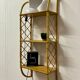 Vintage rattan shelf